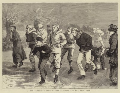 The Cambridge Crew, Winter Training for the Boat Race by Henry Woods